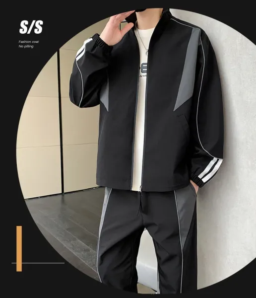 Nike Tracksuit Burgundy Black White - 21
