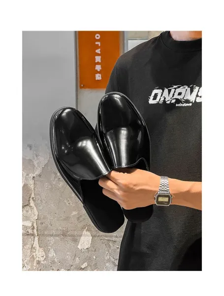 Design Classic Slip-On Mule Black Slippers - 4
