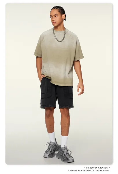 Design Beingmove Washed Black Raglan T-Shirt T-Shirts - 38