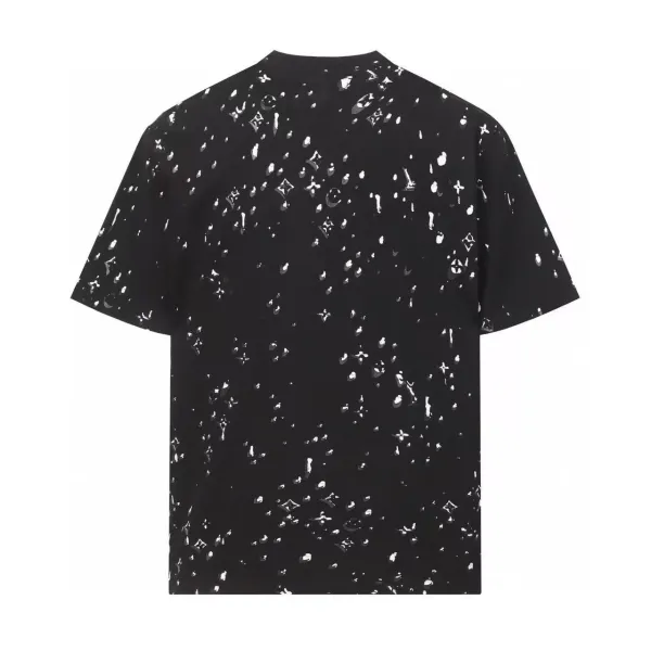 Louis Vuitton Monogram Splatter Print Black T-Shirt - 5