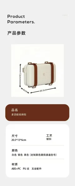 Design IMOWA Mini Hard Case Black Travel Accessory Travel Bags - 4