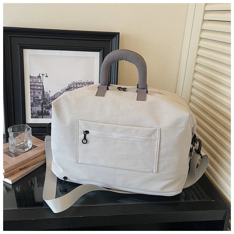 Design Gecko Walk Travel Duffle Bag Light Gray Travel Bags - 29