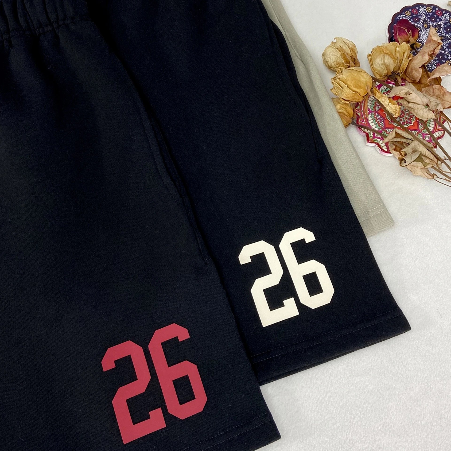 Fear of God Essentials Number 26 Black Sweat Shorts - 12