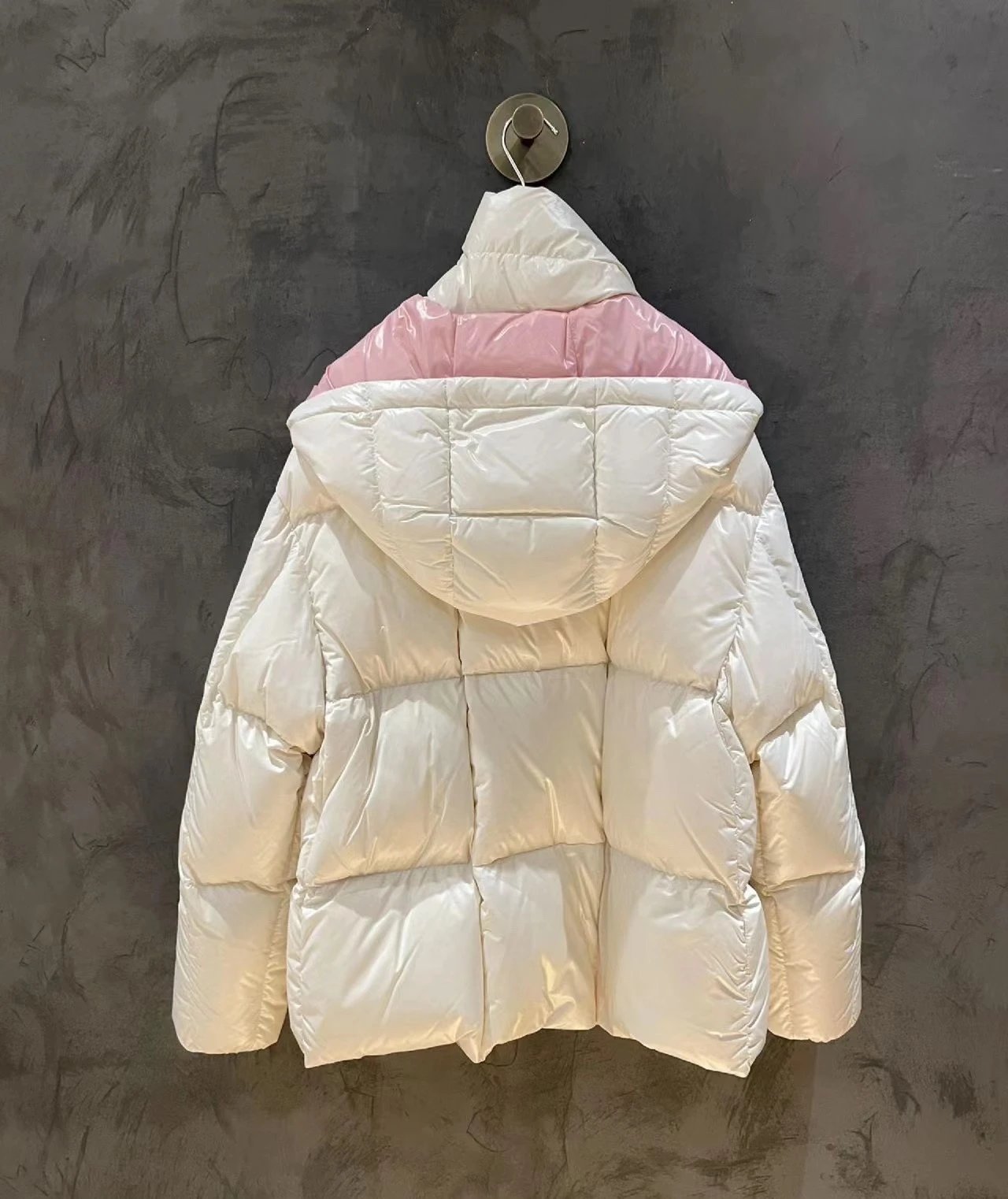 Moncler Maya Down Jacket Black with Beige Lining - 10