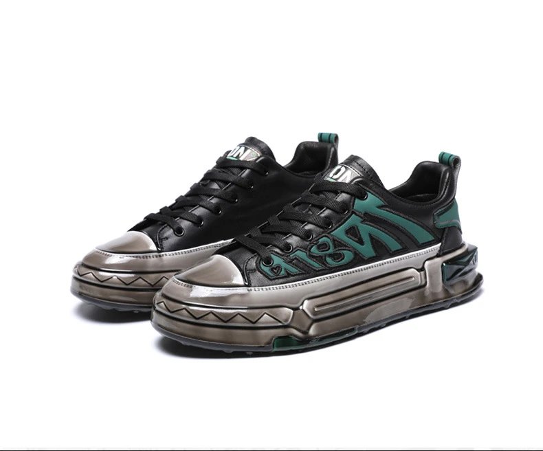 Design KB9778-2 White Single Layer Sneakers Chunky Sneakers - 22