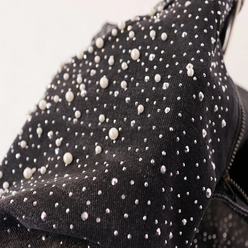 Design Starfield Print Drawstring Shorts Black - 17
