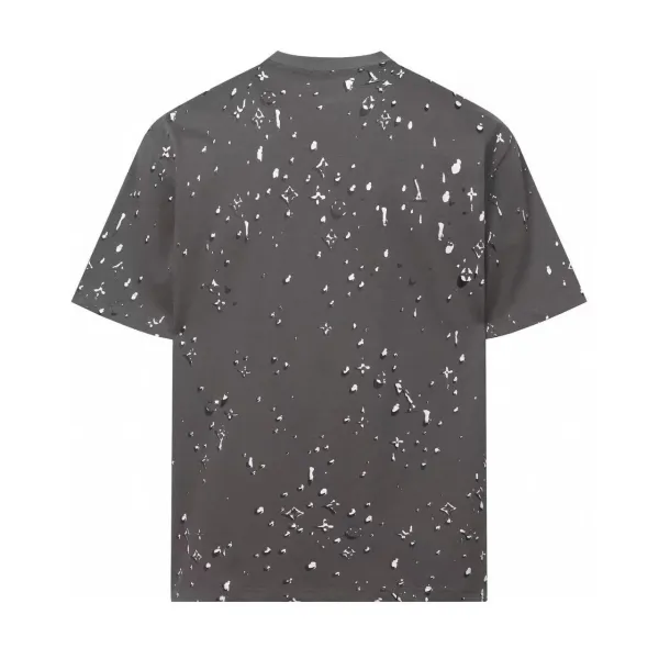 Louis Vuitton Monogram Splatter Print Black T-Shirt - 9