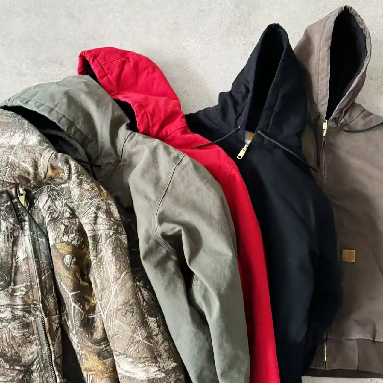 Carhartt Work In Progress Carhartt WIP Active Jacket Black Hooded Outerwear - 19