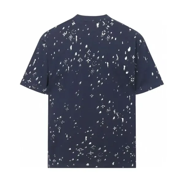 Louis Vuitton Monogram Splatter Print Black T-Shirt - 11