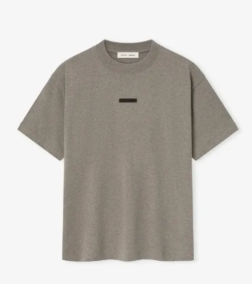 Fear of God Essentials Basic Logo T-Shirt Gray - 1
