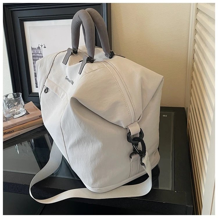 Design Gecko Walk Travel Duffle Bag Light Gray Travel Bags - 31