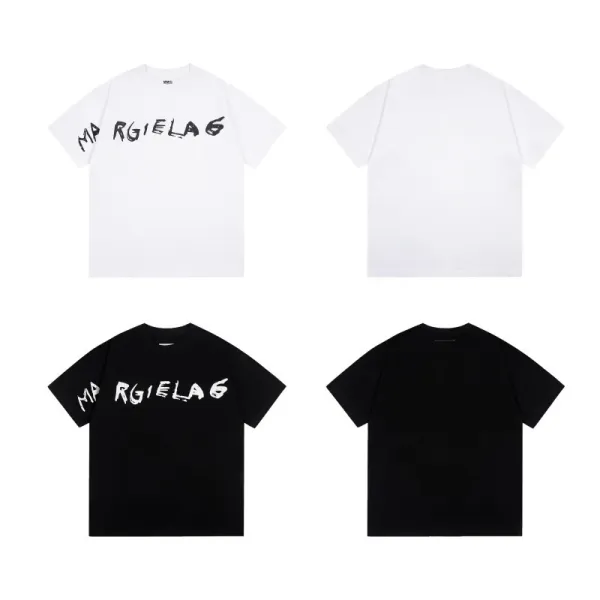 Maison Margiela Handprint Number 6 White T-Shirt - 30