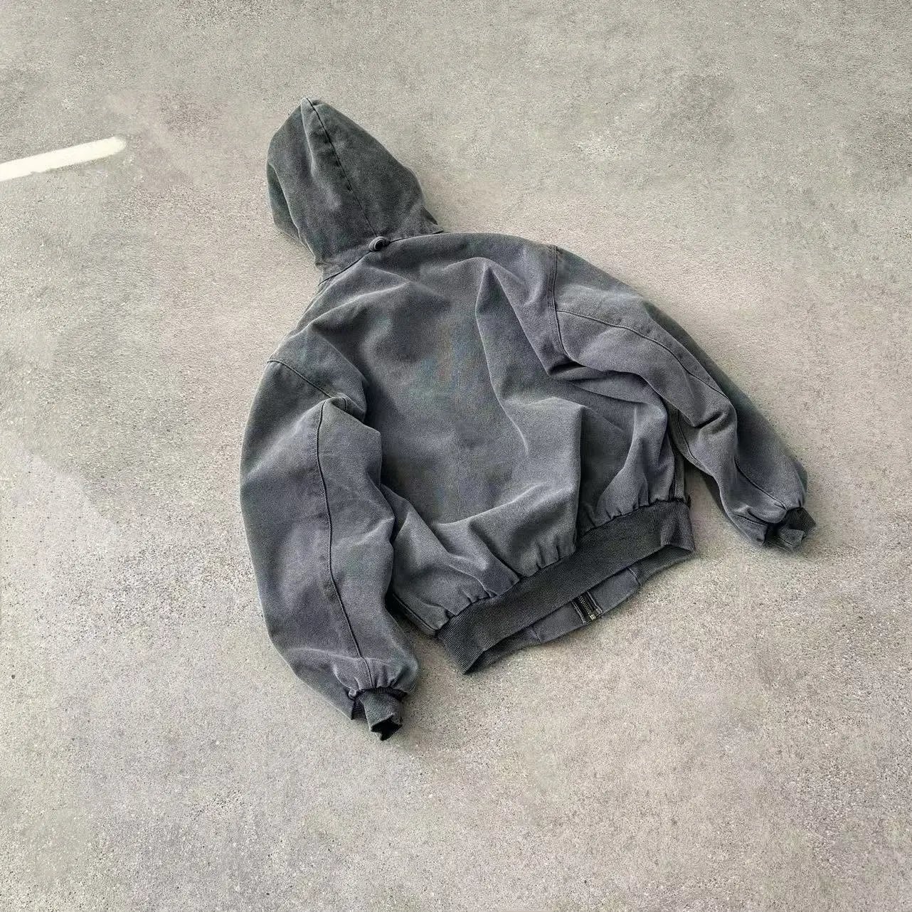 Carhartt Work In Progress Carhartt WIP Active Jacket Black Hooded Outerwear - 6