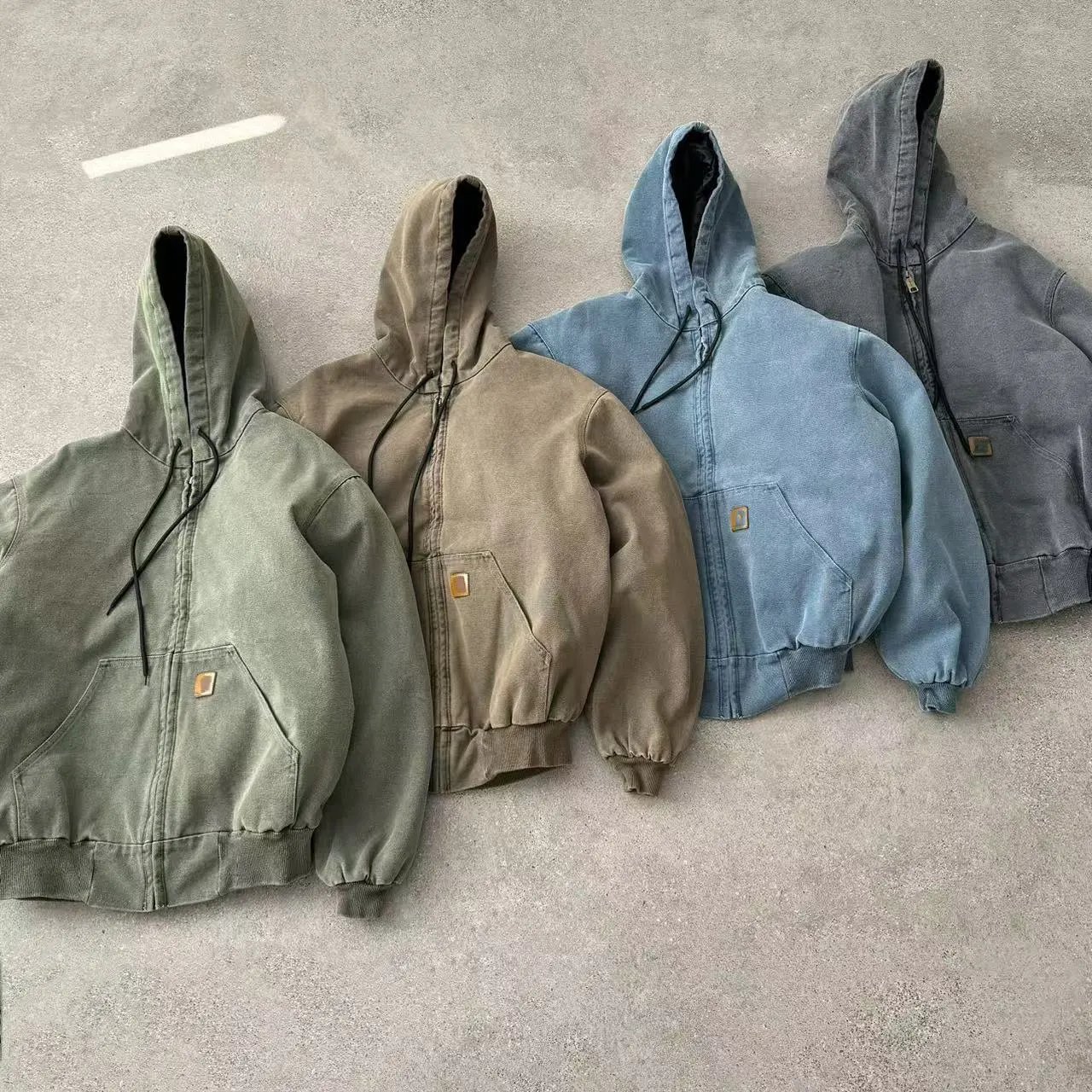 Carhartt Work In Progress Carhartt WIP Active Jacket Black Hooded Outerwear - 8