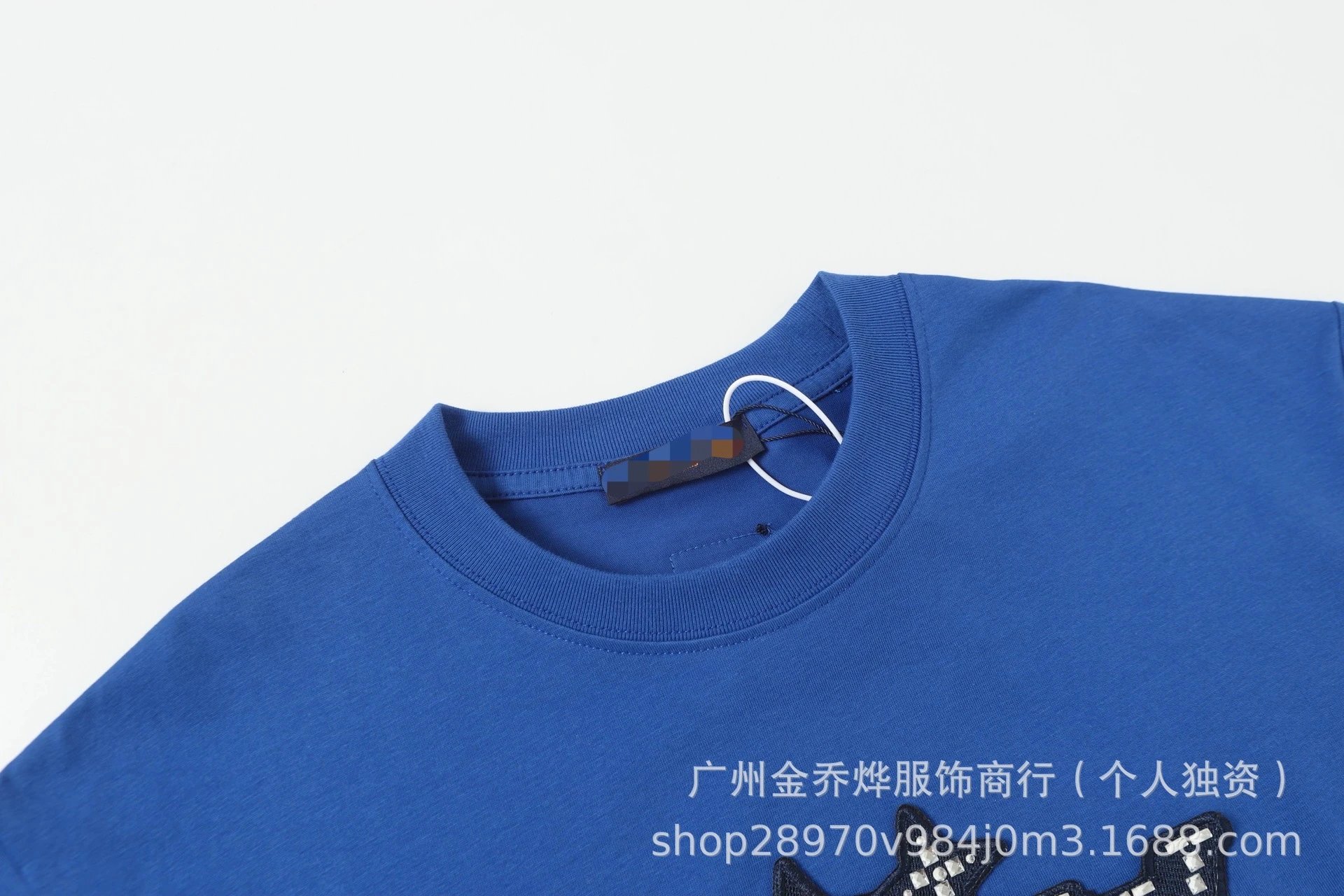 Design Crown Graphic T-Shirt Royal Blue T-Shirt - 9