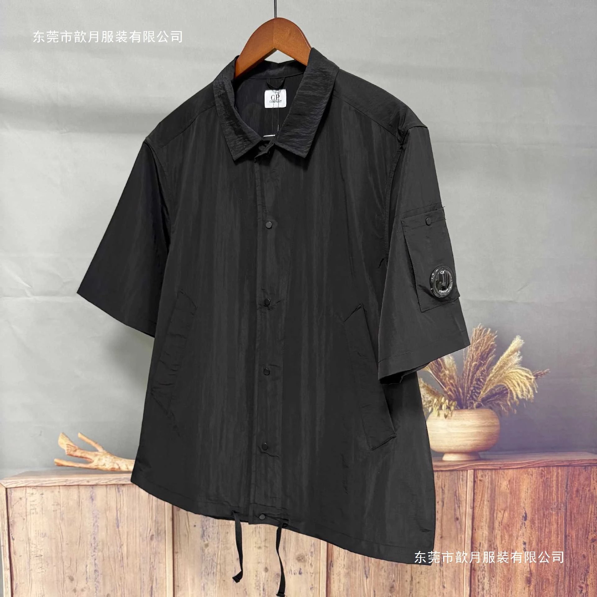 C.P. Company Short-Sleeve Goggle Jacket Gray Outerwear - 3