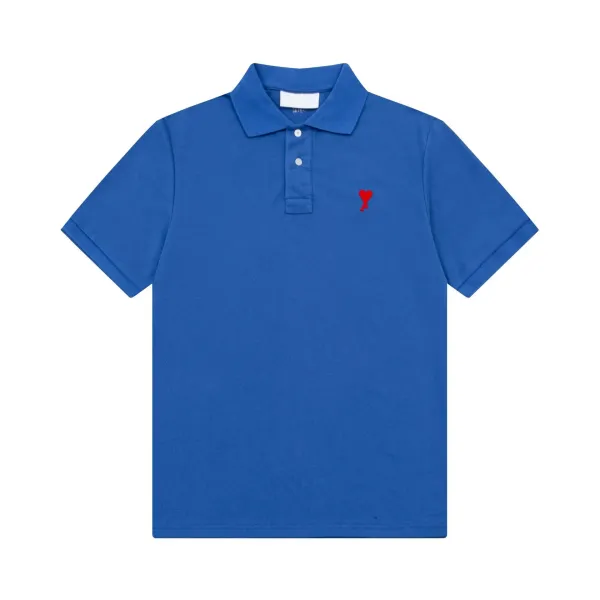 Comme des Garçons Play Heart Logo Black Polo Polo Shirt - 16