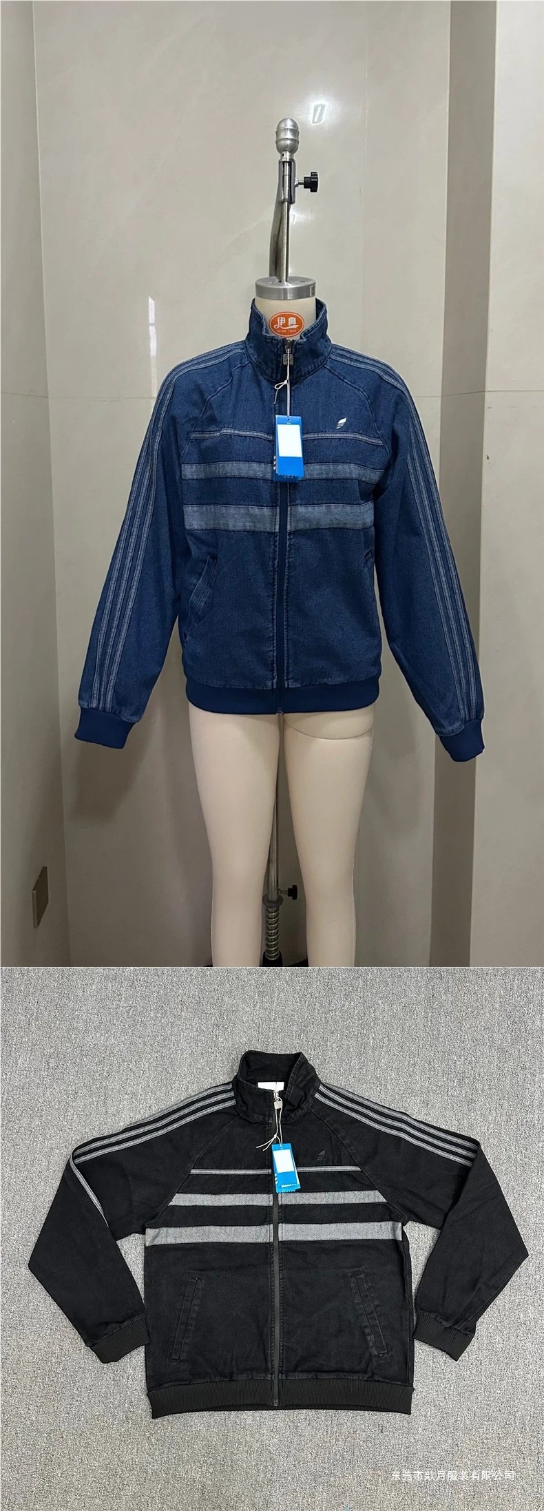 Adidas Originals Denim Track Jacket Navy Outerwear - 8