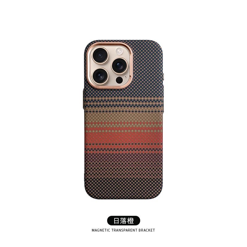 Design Magnetic Transparent Bracket Phone Case in Polar Light Green - 22