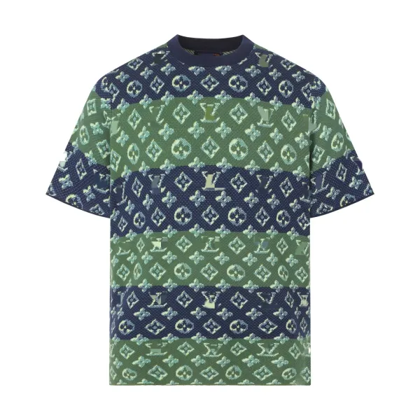 Louis Vuitton Checkerboard Knit T-Shirt White - 8