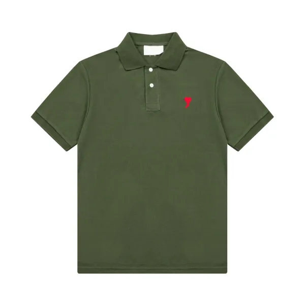 Comme des Garçons Play Heart Logo Black Polo Polo Shirt - 14