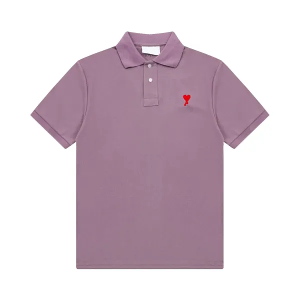 Comme des Garçons Play Heart Logo Black Polo Polo Shirt - 12