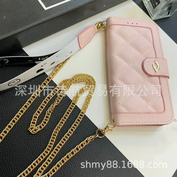 Chanel Quilted Chain Wallet Case White Phone Accessory - 9