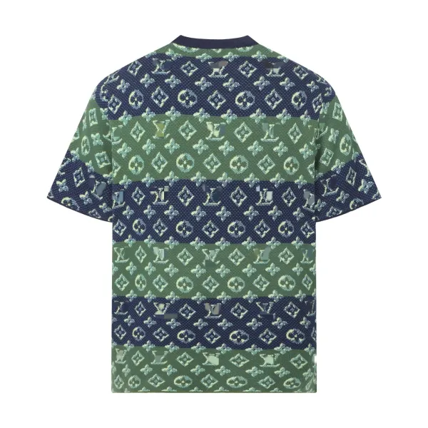 Louis Vuitton Checkerboard Knit T-Shirt White - 9