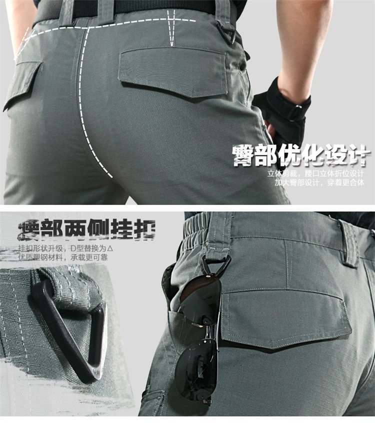 Design Tactical Cargo Pants Gray - 15