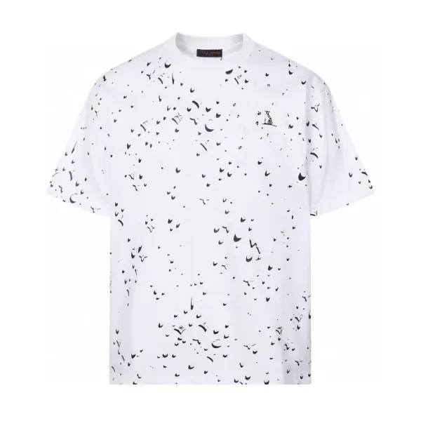 Louis Vuitton Monogram Splatter Print Black T-Shirt - 6