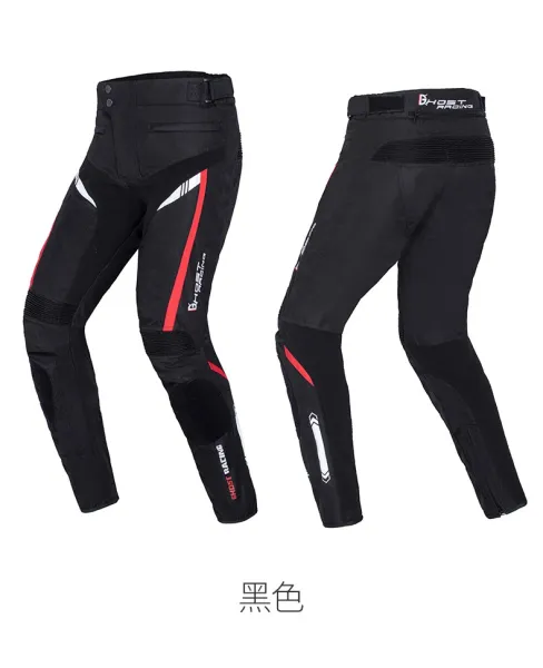 Design Ghost Racing Motorcycle Jacket and Pants Set Gray Black Red Sets - 33