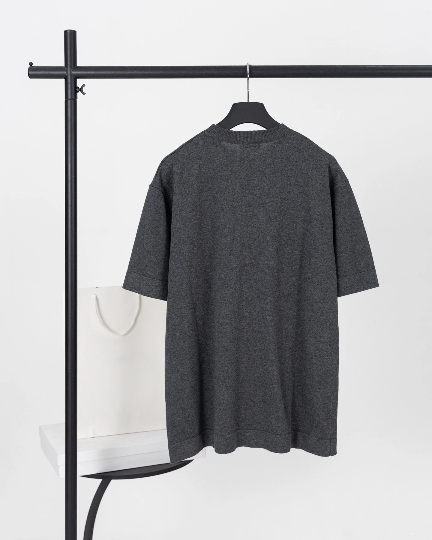 Louis Vuitton x Marcelo Burlon County of Milan Monogram Knit Polo Black / Gray Polo Shirt - 12