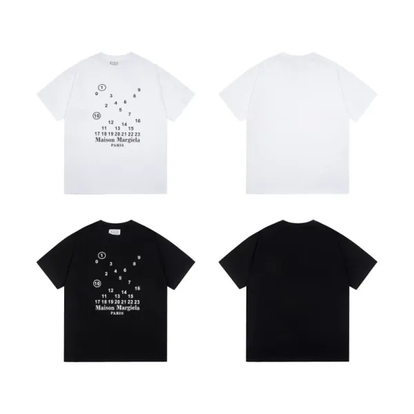 Maison Margiela Handprint Number 6 White T-Shirt - 35