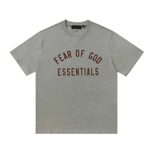 Fear of God Essentials Arch Logo Black T-Shirt and Shorts Set - 6