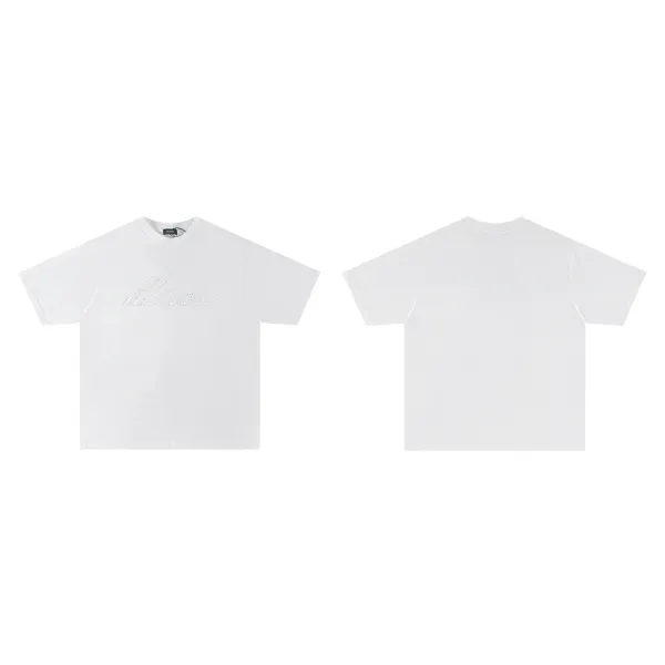 Design Welldone Double Logo Pixelated Print Black T-Shirt T-Shirts - 27