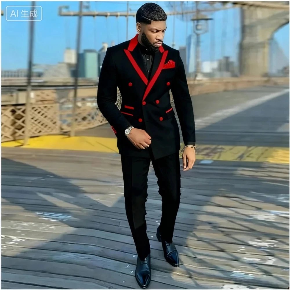 Black [jacket+trousers]