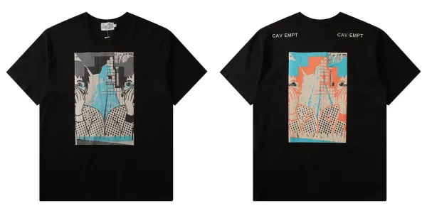 Design CAV EMPT Graphic Print T-Shirt Black T-Shirts - 1