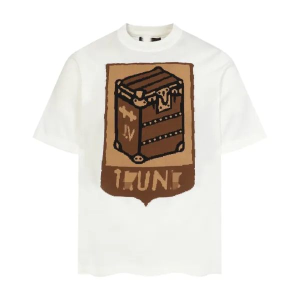 Louis Vuitton Checkerboard Knit T-Shirt White - 25