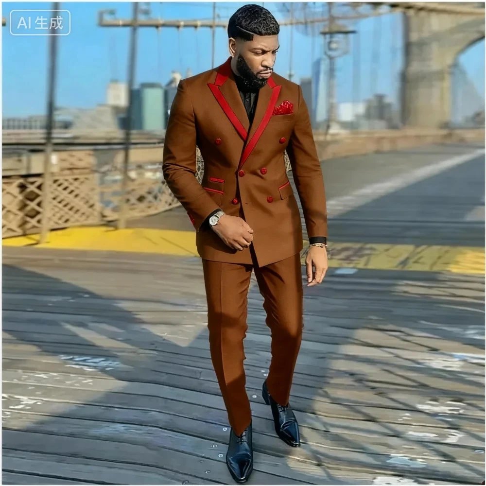 Brown [jacket+trousers]
