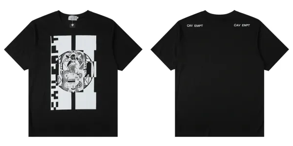 Design CAV EMPT Graphic Print Black T-Shirt T-Shirts - 1