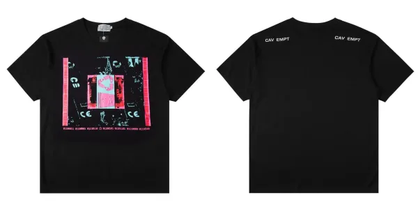 Design CAV EMPT Graphic Print Black T-Shirt T-Shirts - 1