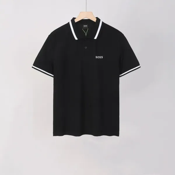 Hugo Boss Logo Polo Black Polo Shirt - 1