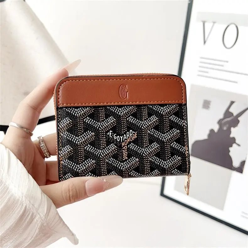Goyard Saint Louis Mini Wallet Purple Short Wallet - 3