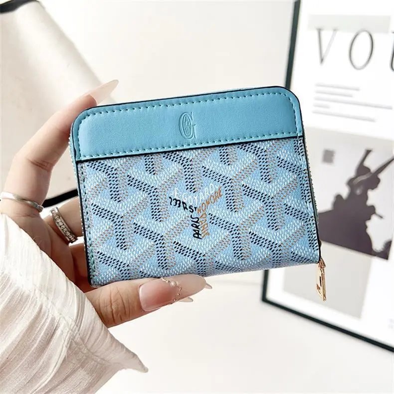 Goyard Saint Louis Mini Wallet Purple Short Wallet - 4