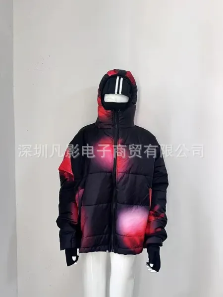 Design PLAYS Club St. Basil's Cathedral Print Black Down Jacket - 9