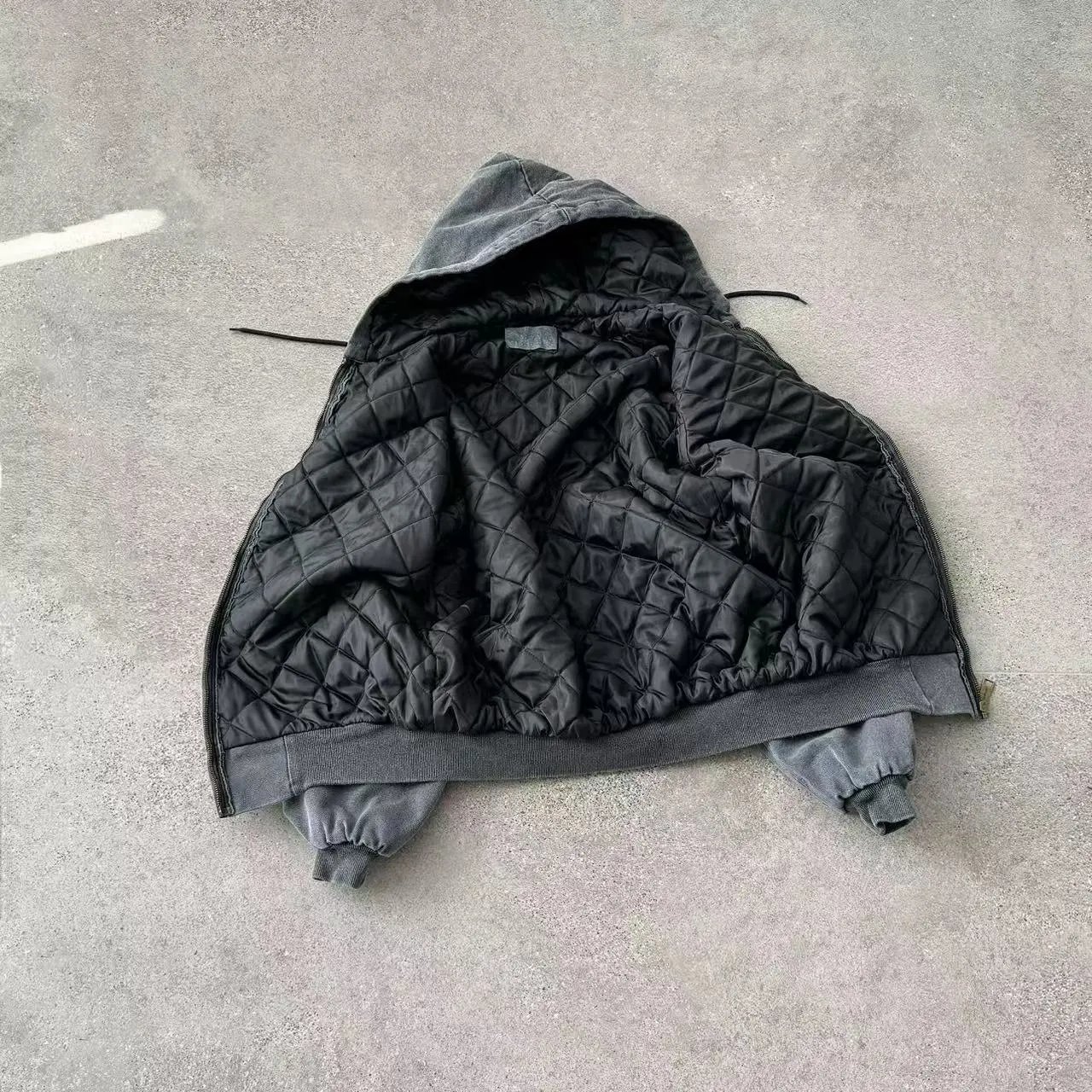 Carhartt Work In Progress Carhartt WIP Active Jacket Black Hooded Outerwear - 2