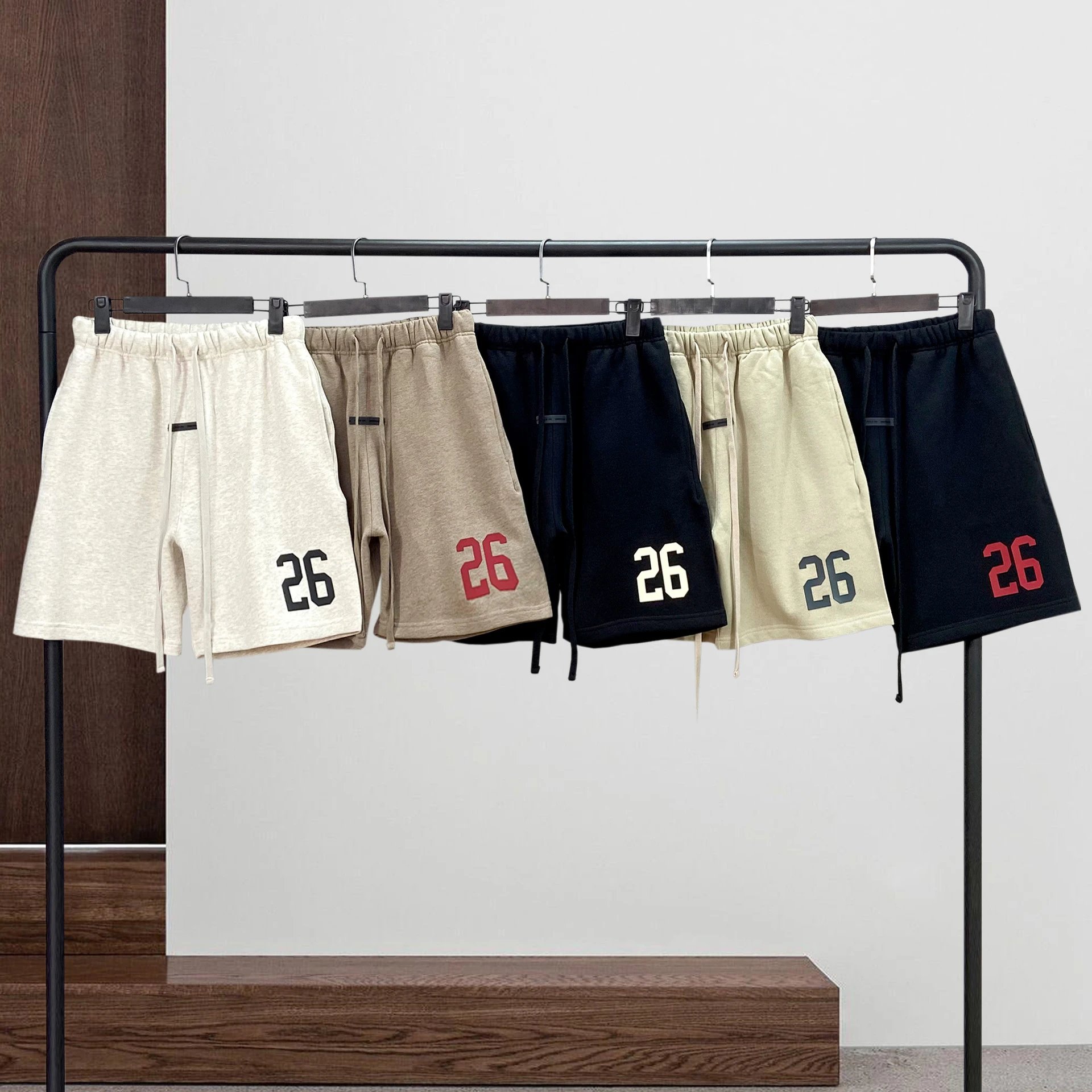 Fear of God Essentials Number 26 Black Sweat Shorts - 3