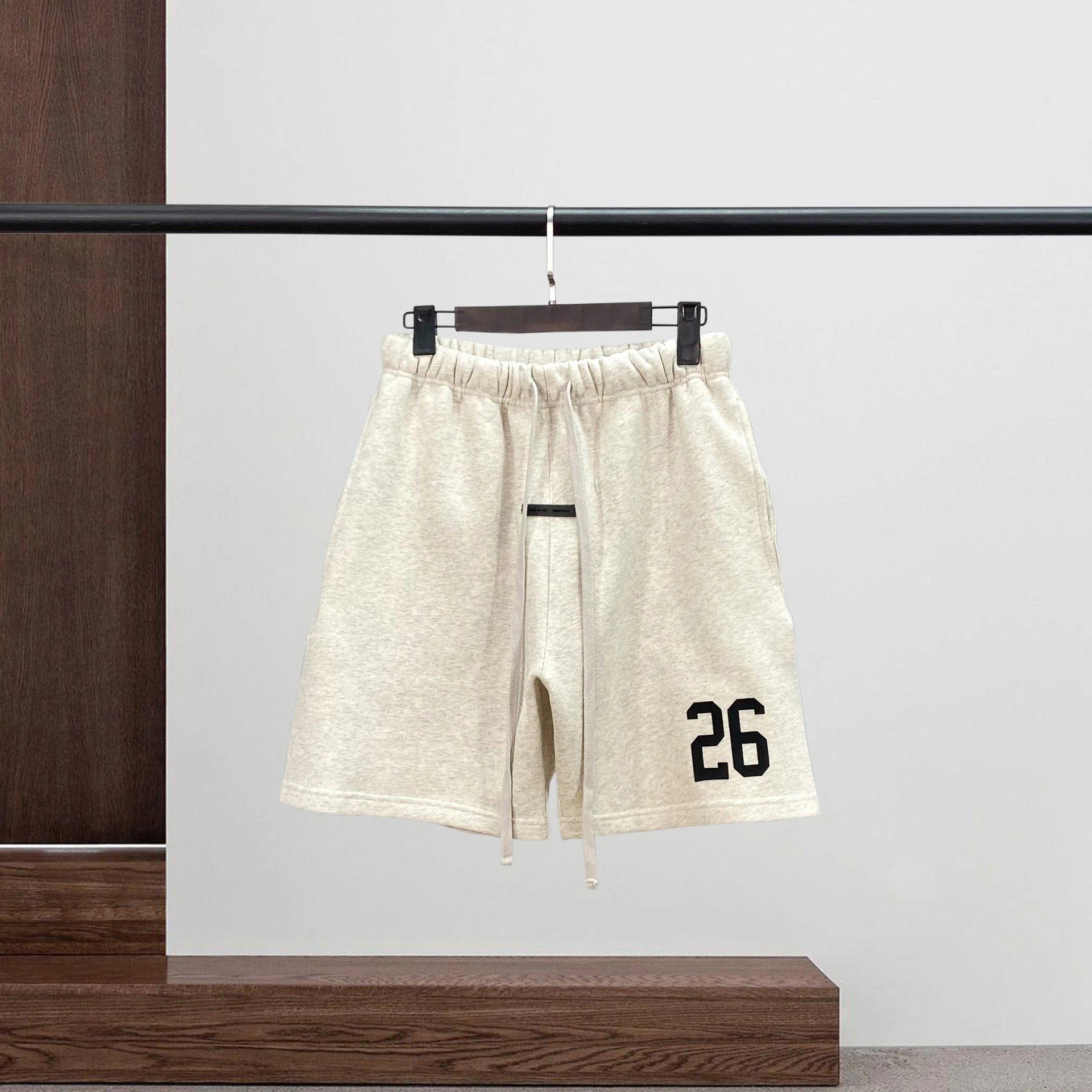 Fear of God Essentials Number 26 Black Sweat Shorts - 6