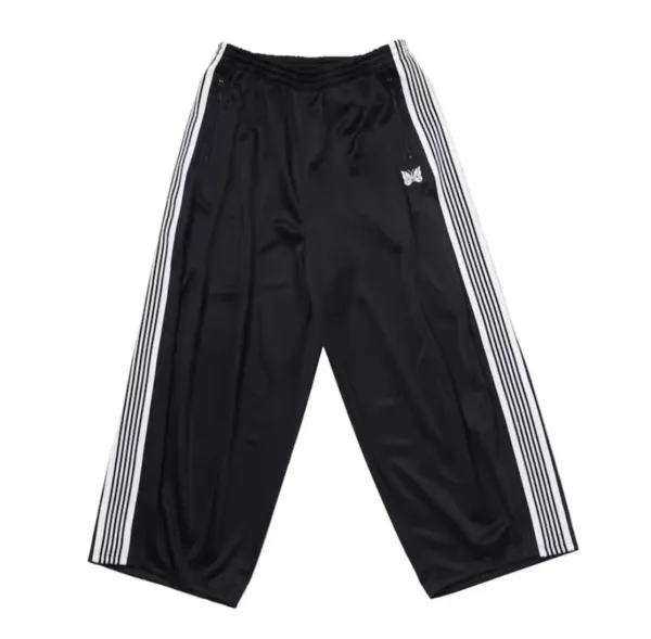 Purple Brand Track Pants Black with Purple Stripes Sweatpants - 28