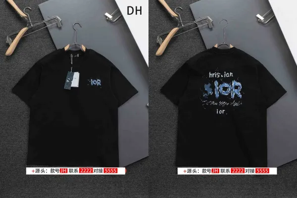 Dior IOR Graphic Print Black T-Shirt - 1